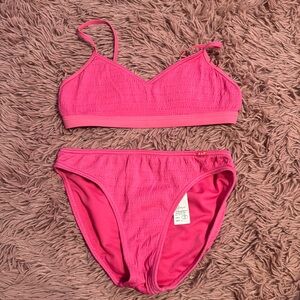 Pink Abercrombie kids bikini
